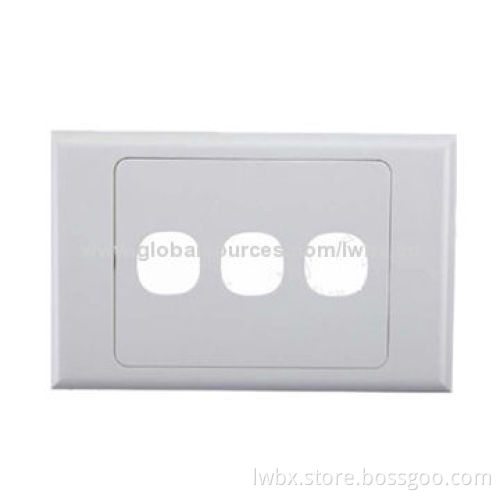 Face Plate, 3 Ports in Australian Style